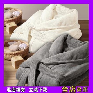 【全店免運】秋冬熱賣新款加厚加長法蘭絨睡袍珊瑚絨保暖睡衣情侶大碼男女居家 大尺碼睡衣 居家服 睡衣男 冬天睡衣 男生睡袍