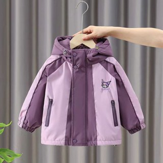Lovelg baby🌷女童外套加絨冬裝新款春秋款外套兒童棉服女寶寶庫洛米衝鋒衣
