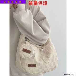 🚚活動價🚚ins風大容量包包女2022帆布單肩包小眾休閑大學生上課斜挎包169