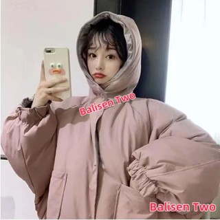 💖限時下剎💖雙面穿外套女冬季棉服2024新款潮流韓版寬鬆小棉襖短版棉衣麵包服