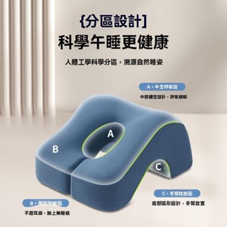 多功能辦公室午睡枕午休神器睡覺上班族記憶棉學生成人趴著睡便攜