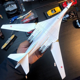 飛機模型 戰鬥機 戰鬥機模型 模型飛機 圖160白天鵝飛機模型戰鬥機閤金模擬轟炸機擺件飛機