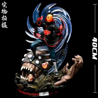 手辦 模型 公仔 火影忍者UTS宇智波帶土 阿飛GK曉組織超大手辦模型 擺件 鵰像 三頭鵰