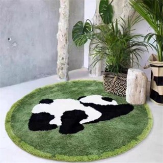 🥇桃園出貨 現時特賣✨圓形地毯可愛卡通兒童房臥室加厚床邊毯家用客廳沙發茶幾墊易打理