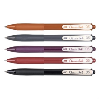 SKB G-2506 復古色速乾按動中性筆 0.5【金玉堂文具】
