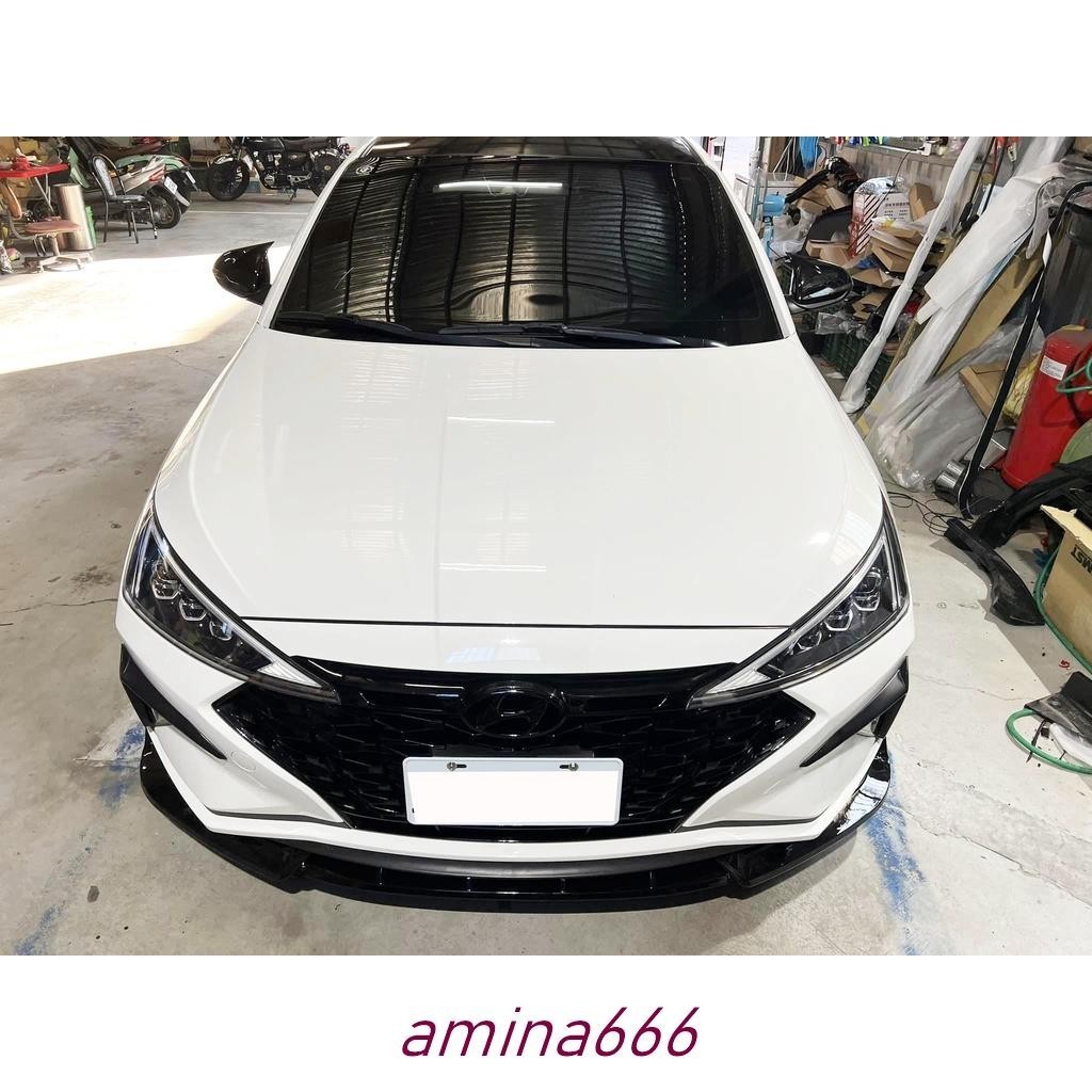 蔓森✌Elantra Sport 直上 鋼琴烤漆黑 前下巴 前鏟 前定風翼 前擾流板 下擾流板 通用下巴✌88