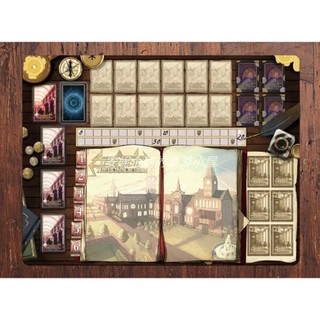 【安妮桌遊】銀白學院 桌遊牌墊 argent boardgame playmat