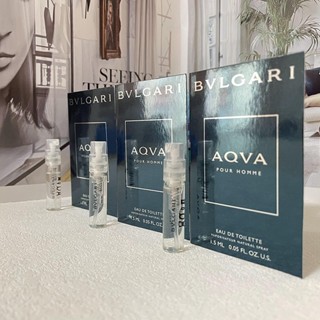 現貨➕ 買5贈1 寶格麗 水能量 Bvlgari Aqva Pour Homme 1.5ml試用裝片裝香水 香水