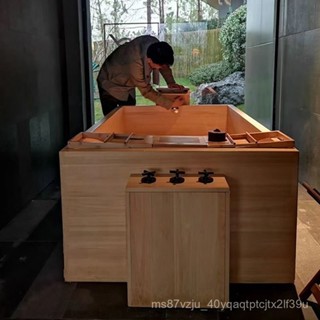 【來又來】酒店橡木泡澡木桶浴桶洗澡沐浴盆美容會所泡澡桶木質成人定製浴缸