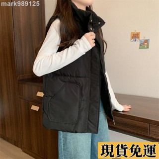 🌺臺灣限時低價🌺 大尺碼外套 背心外套 冬天馬甲 羽絨背心女 羽絨外套 外穿背心 新款羽絨棉服馬甲女短款百搭洋氣休閑