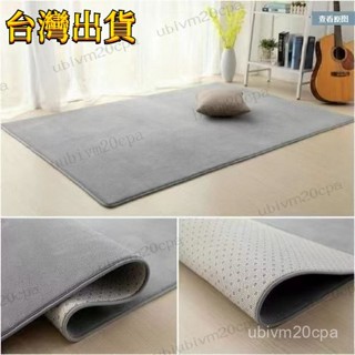 【臺灣出貨】地毯臥室床邊毯 地上睡覺專用墊 折疊防潮傢用軟墊床墊 榻榻米可水洗地耐磨爬行墊 毛絨房間鋪滿 簡約傢用
