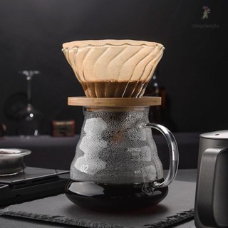 【臺灣出貨】Cliton 咖啡壺 手沖咖啡 濾杯 滴漏壺 玻璃 分享壺 套裝 1 個 咖啡器具 手沖咖啡壺