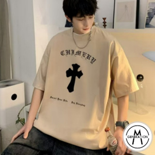 【M世代】復古 潮牌 短袖 男生T恤 大尺碼 夏季 新款 日系 韓版 潮流 嘻哈 短袖上衣 短T(ATCT325)