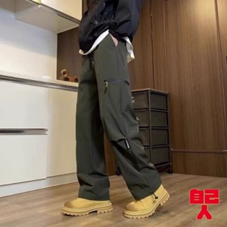 【自己人】男生長褲 美式潮牌四面彈複網防水機能風工裝褲 休閒褲 長褲男 工作褲 工裝褲男 男長褲 APSK19