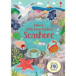 【Usborne】可重覆貼上的場景貼紙書 Little First Stickers Seashore
