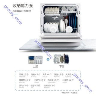可開發票松下二代洗碗機家用臺式全自動臺式小型80度高溫免安裝NP-TH1WECN