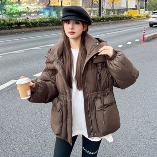 大碼外套 保暖風衣 防寒加厚外套 冬季外套 韓版大衣 麵包外套 新款羽絨服 防風大衣 寬鬆羽絨服 外套 大衣