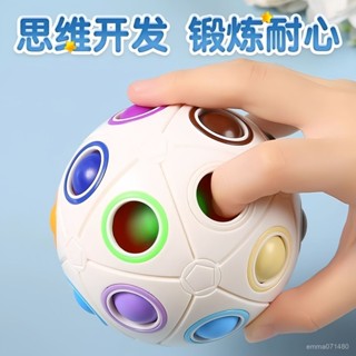 💥今日特價💥 兒童解壓魔方玩具手指益智智力按壓彩虹異形12減壓創意迷宮早敎
