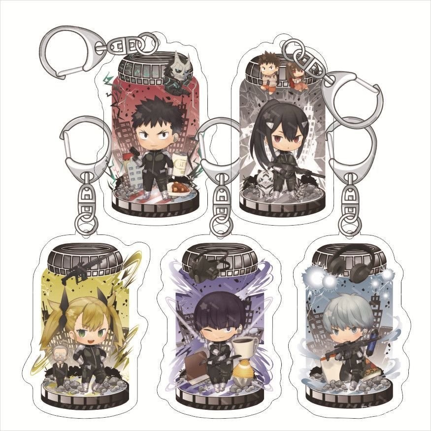 🌟精選新品🌟怪獸8號鑰匙扣日比野卡夫卡 鳴海弦亞白米娜二次元亞剋力掛件禮物