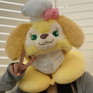 雪莉玫U型枕迪士尼帽子可愛連帽頸枕u形枕開車飛機高鐵旅行護頸枕Fashion SHOP