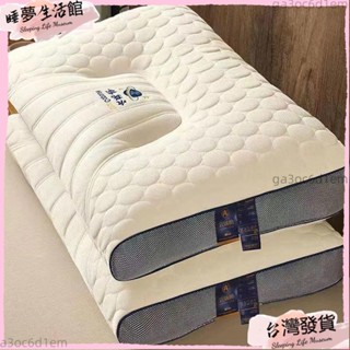 臺灣發出·不塌陷人體工學護頸枕慢迴彈[D1226]太空艙成人枕頭定型枕家用記憶單人宿捨學生頸椎枕芯可洗睡眠