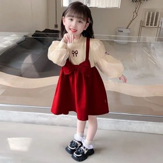 女童秋裝連衣裙洋氣兒童公主裙春秋款童裝嬰兒禮服女寶寶裙子秋季Fashion SHOP