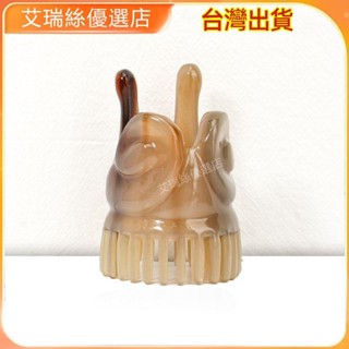 【臺灣出貨】按摩 刮痧 牛角梳 按摩頭皮疏通經絡 手工牛角圓筒洗頭按摩梳子個人護理清潔頭皮美鼻刮搓耳朵多功能梳 撥筋棒