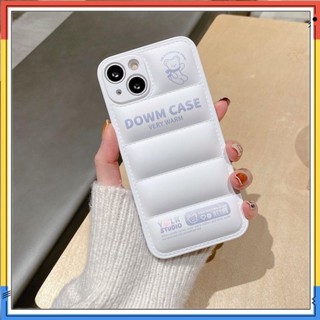 韓國潮牌羽絨服適用iPhone16promax保護套15/14手機殼13氣囊12/11