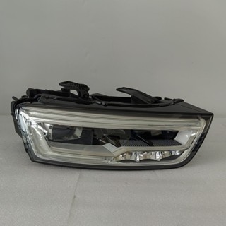 適用於老款13-15款奧迪Q3大燈LED日行燈前照燈前車燈