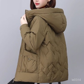 🔥48H出貨 中老年女短款棉襖 保暖外套 休閒顯瘦棉服 抗寒防風衣服 媽媽棉衣冬裝 女士羽絨棉外套短款輕薄 麵包外套