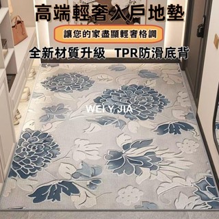 【新款】輕奢高階入戶地墊 進門地墊 玄關地墊 刮泥地墊 廚房地墊 吸水地墊 門口地墊 除塵地墊 TPR超強防滑底【唯家】