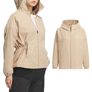 Adidas MT ALL DAY JKT 女款 奶茶色 運動 連帽 外套 JM8813