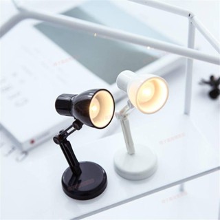 臺南出貨♕1pcs 多功能折疊閱讀書檯燈迷你夾 LED 宿舍檯燈