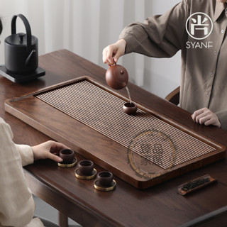 【送禮臻品】茶盤2025新款家用茶託盤茶具茶臺實木高階客廳辦公室電木款幹泡臺