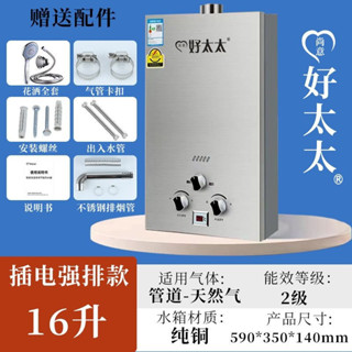 ⚡品質保證 臺灣出貨 燃氣熱水器 天然氣熱水器 煤氣熱水器廚房熱水器 液化氣電 池款低水壓天然氣強排式煤氣瓶