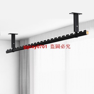 晾衣架陽臺固定固定式晾衣桿頂裝單桿掛衣桿鋁合金室內涼衣架家用