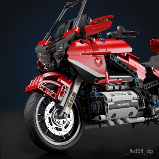 機車模型 機車積木 機車樂高 積木 樂高 lego 金翼摩託車模型 電鍍版積木 小顆粒拚裝積木 機車模型 機車擺件 模型