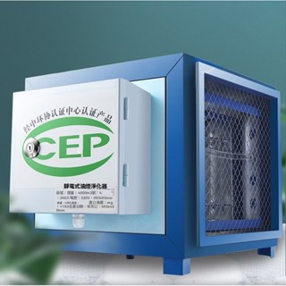 商用小型油煙淨化器 環保檢查一體機 廚房飯店油煙排風扇 小吃擺攤 分離過濾器