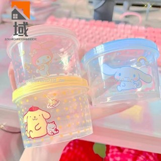 🔥好物推薦🔥«可愛便當盒» 名創優品 便當盒 三麗鷗圓形方形塑膠微波爐 飯盒 收納水果食物保鮮盒2122