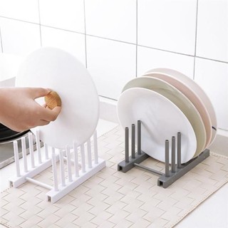 臺灣出貨塑膠碗碟架碗架盤子架鍋蓋架子廚房用品收納架瀝水架置物架