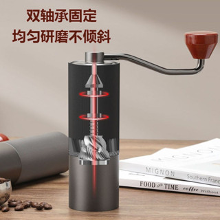 💕新款手搖磨豆機7星手動研磨器家用手沖意式咖啡豆不銹鋼CNC鋼芯