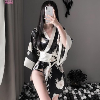 😘悠悠🎀情趣內衣 制服誘惑 印花蝴蝶結 和服 角色扮演 套裝