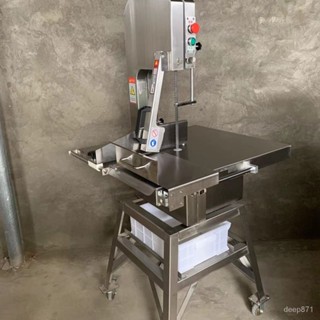 【熱銷￥標價定金】商用大型鋸骨機 全不銹鋼立式全自動切骨機 骨腳整電動切割機 BKNL
