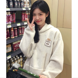 強烈推！帽t 連帽大學T 印花字母 美式復古衛衣 oversize 復古上衣 美式帽t 設計感上衣 寬鬆帽T VL4