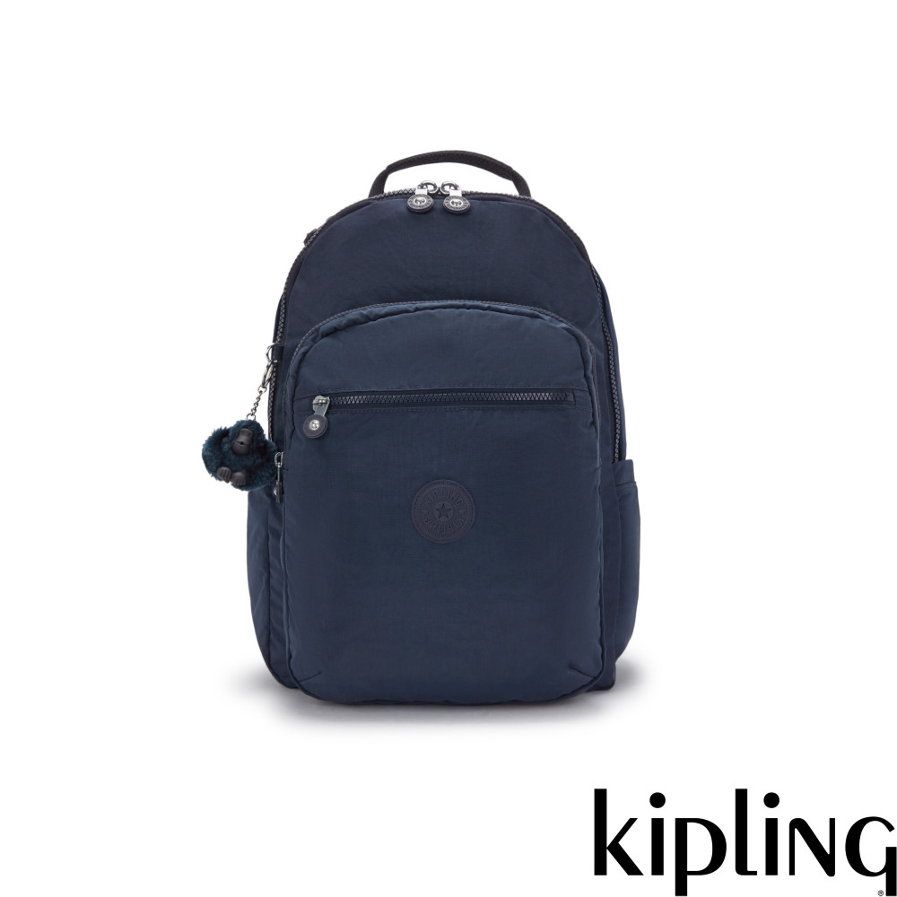 Kipling『首爾包』碧海深藍機能手提後背包-SEOUL