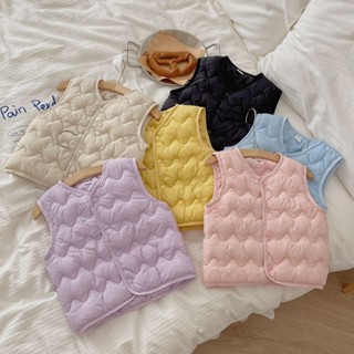 Mini baby🌷現貨速發🌷兒童馬甲 兒童背心 女童男童 寶寶 背心外套 保暖 秋冬季 羽絨棉 坎肩外套