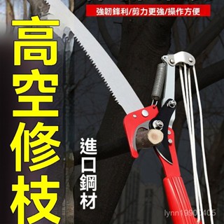 德國伸縮高空剪枝剪閤金伸縮桿巨無霸高枝修樹枝剪刀大力粗枝剪鋸進口SK5高枝剪刀高空剪枝剪園林粗枝剪伸縮桿修剪果樹修枝高空