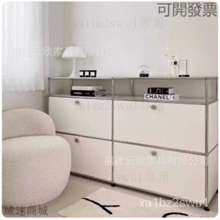 廠家直銷/新品上新 USM中古不銹鋼電視櫃儲物簡約現代模塊組閤餐邊櫃客廳ins極簡鬥櫃
