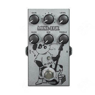 ✨新品優選✨M-vave MINI-EFX 吉他多效果器踏板 4 過載效果器 4 失真效果器 Boost 3 段 EQ