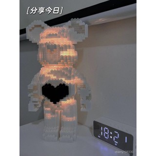 【桃園-出貨】網紅暴力熊相容樂高積木兒童益智玩具拼圖3d立體生日禮物送女生